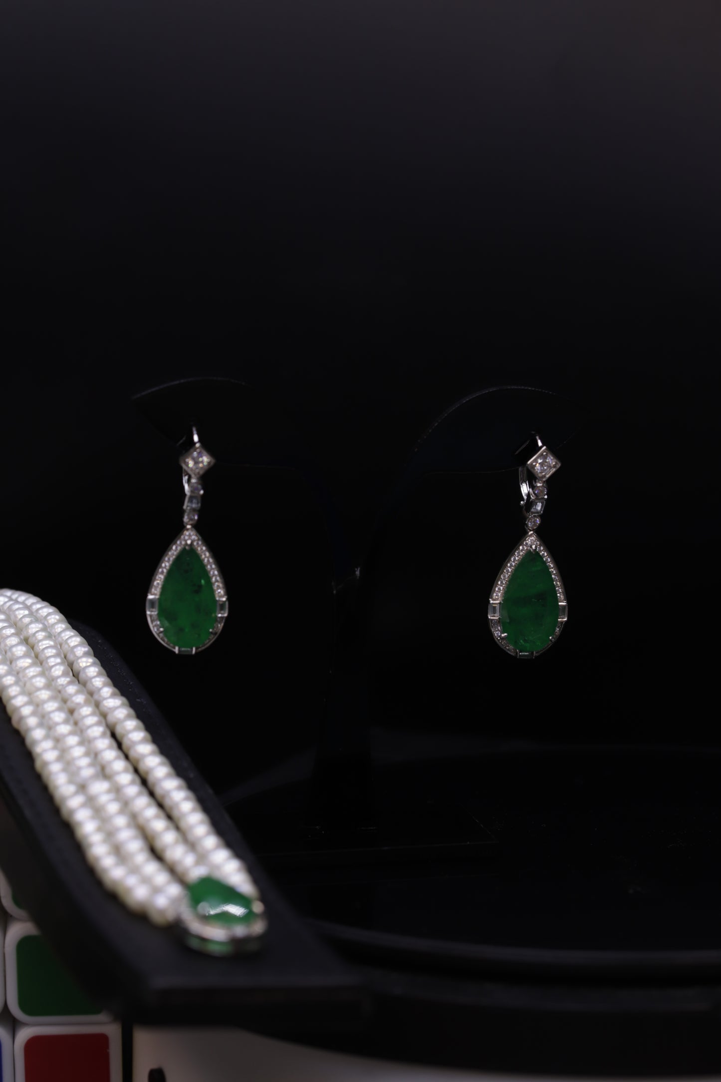 Emerald Pearl Set