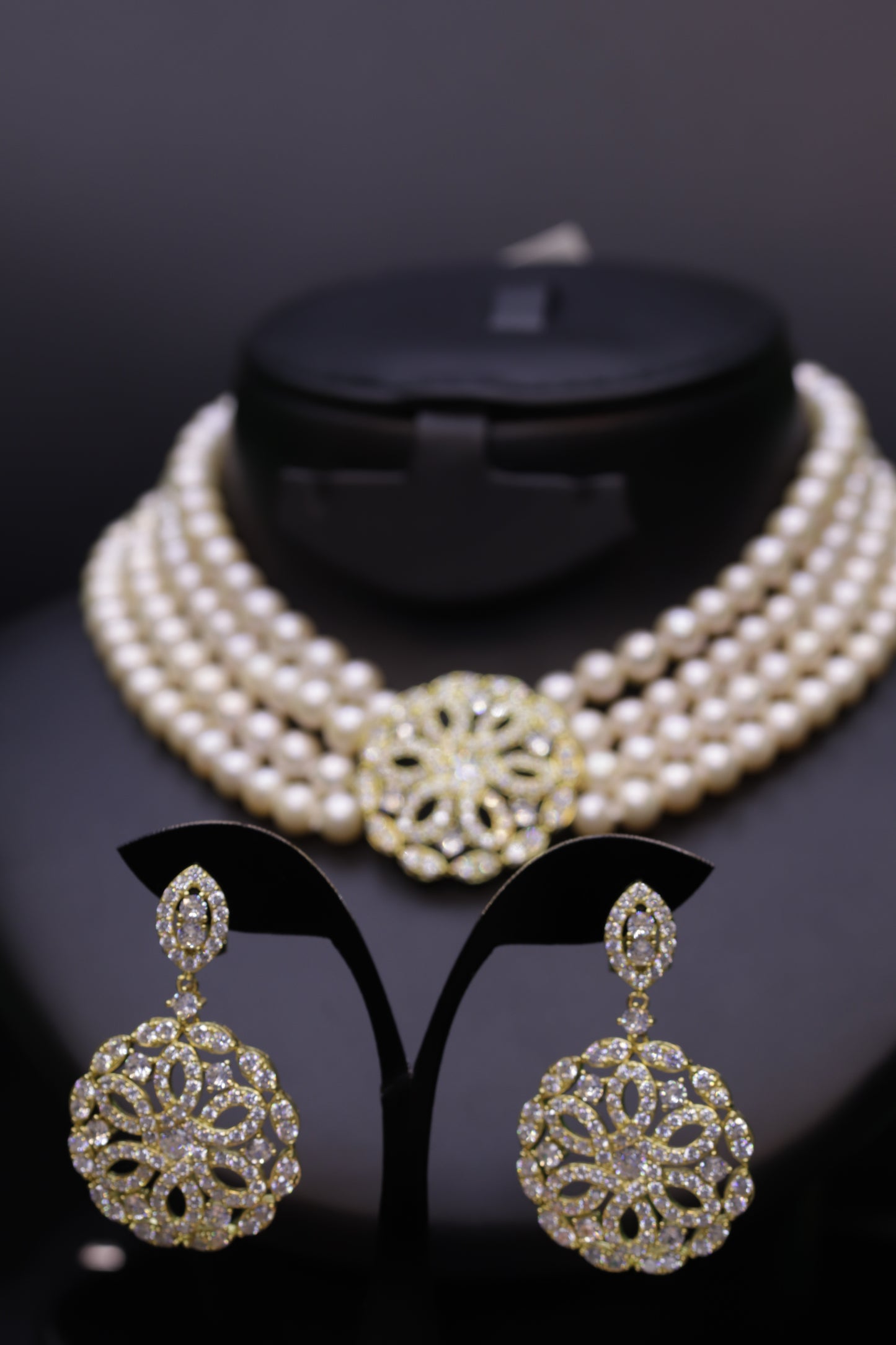 Maree Gold Pearl Set