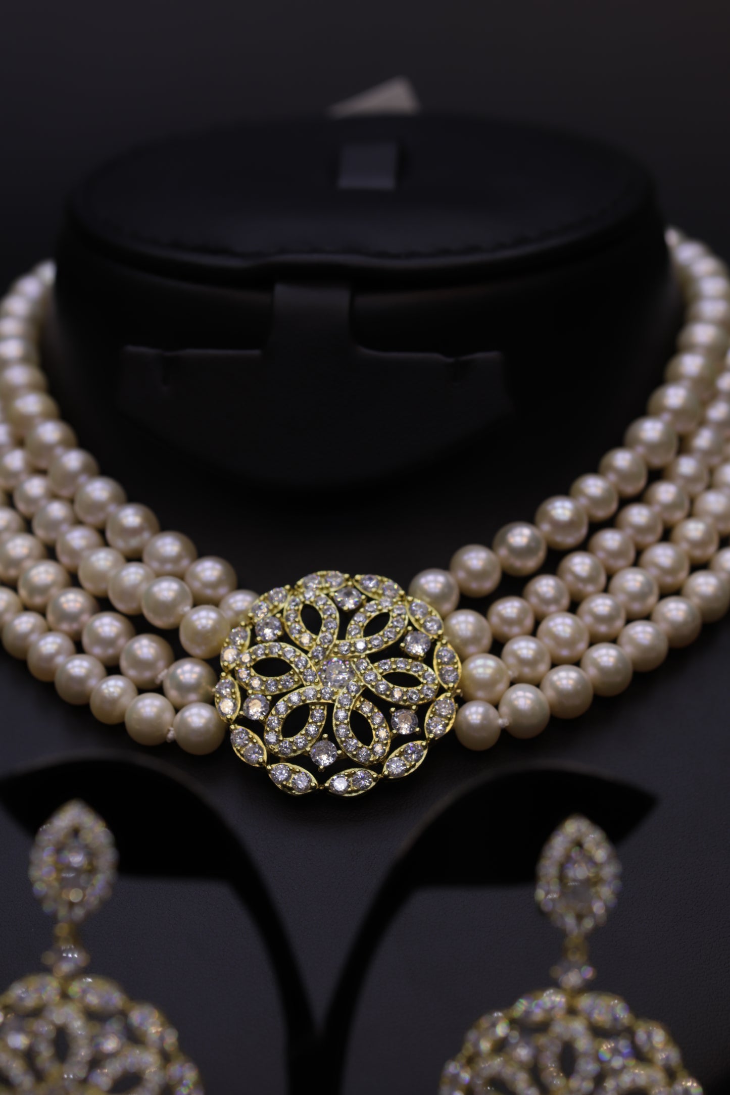 Maree Gold Pearl Set