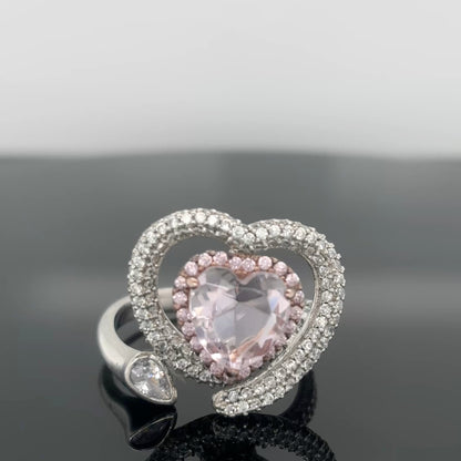 Ring Pink Heart 3