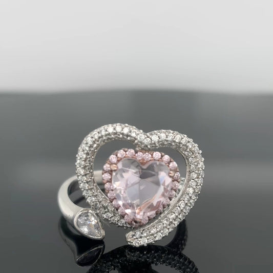 Ring Pink Heart 3