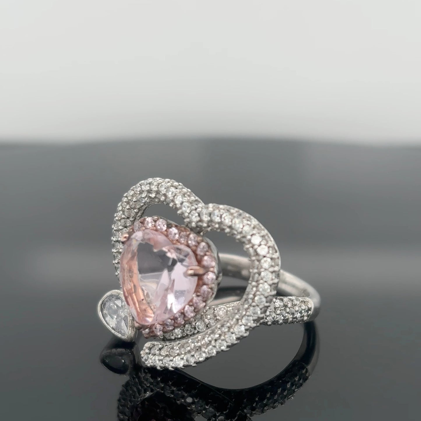 Ring Pink Heart 3