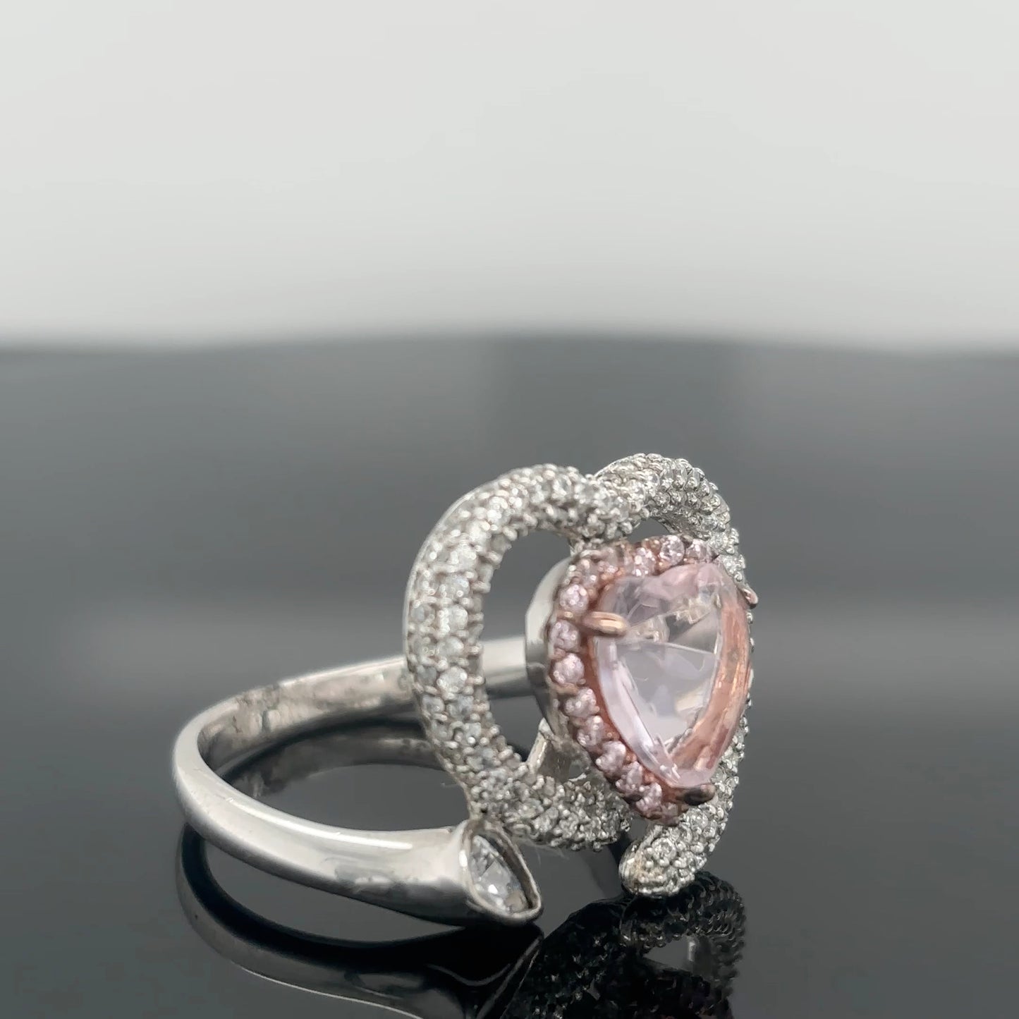 Ring Pink Heart 3