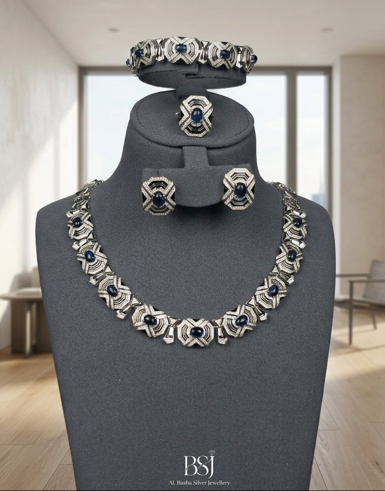 طقم ملاك الفاخر - Malak Luxury Set فضة 925