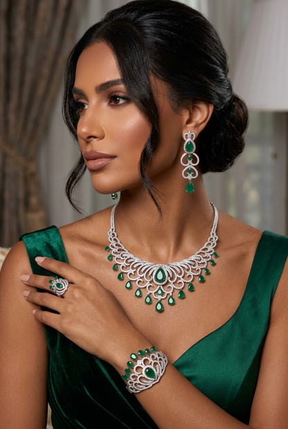 طقم لجين الفاخر - Lujain Luxury Set فضة 925