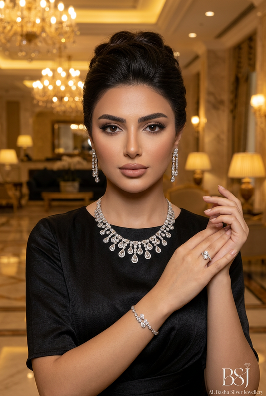 طقم جود الفاخر - Jude Luxury Set فضة 925