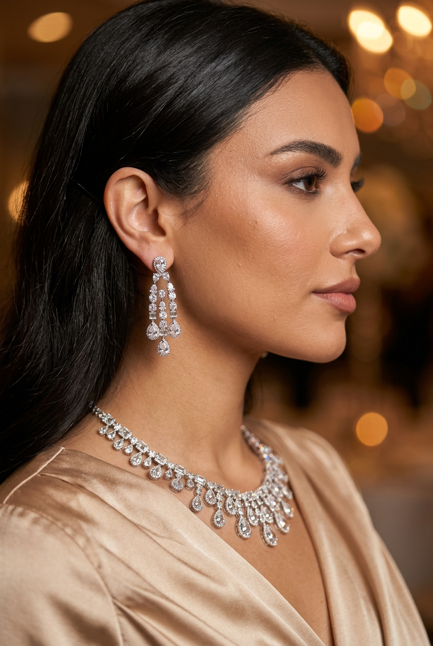 طقم جود الفاخر - Jude Luxury Set فضة 925