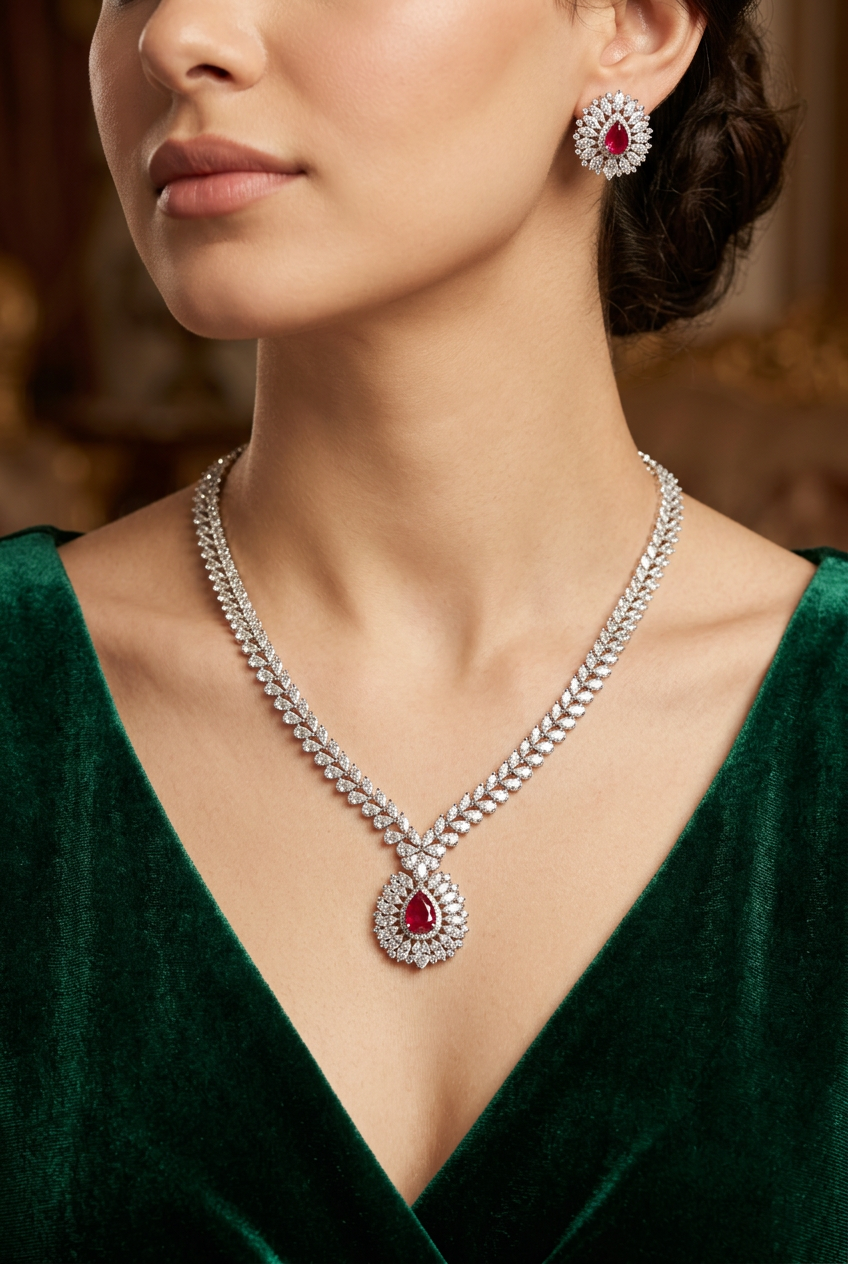 طقم رتاج الفاخر - Ritaj Luxury Set فضة 925