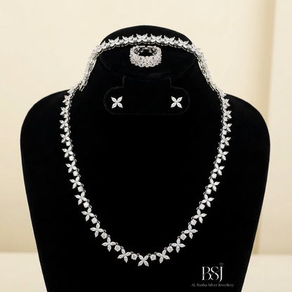 طقم سيلين الفاخر - Celine Luxury Set فضة 925