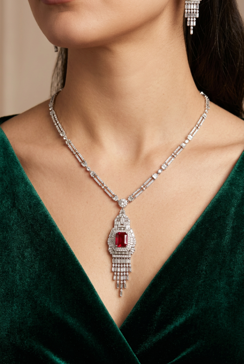 طقم هالة الفاخر - Hala Luxury Set فضة 925