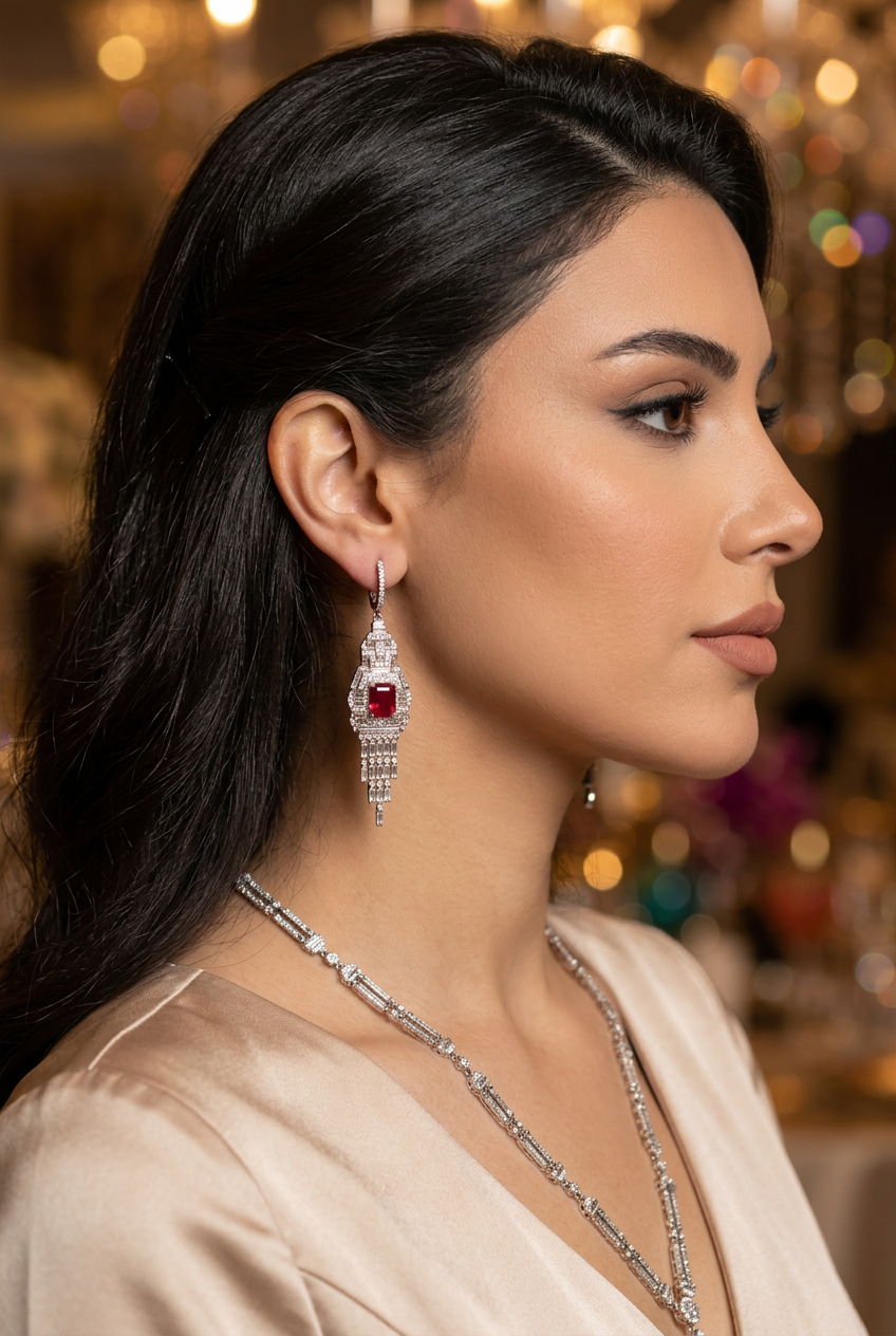 طقم هالة الفاخر - Hala Luxury Set فضة 925