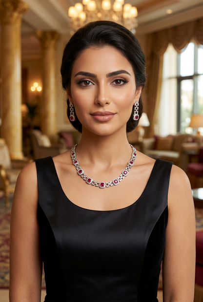 طقم بيان الفاخر - Bayan Luxury Set فضة 925