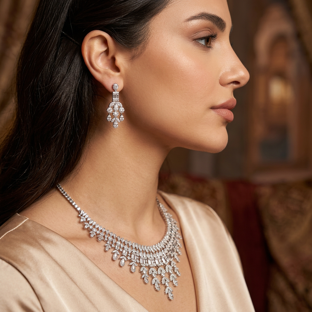 طقم أروى الفاخر - Arwa Luxury Set فضة 925