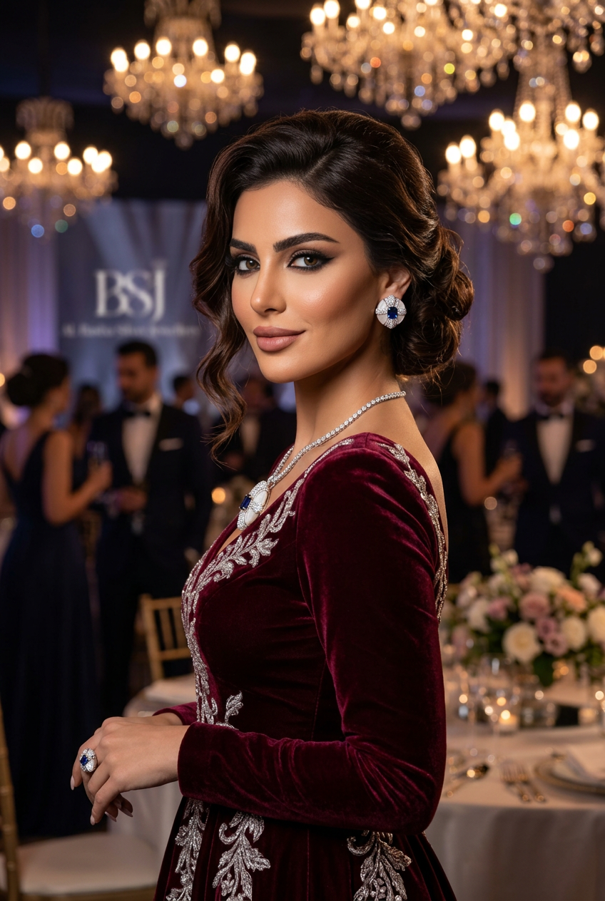 طقم تالين الفاخر - Taleen Luxury Set فضة 925