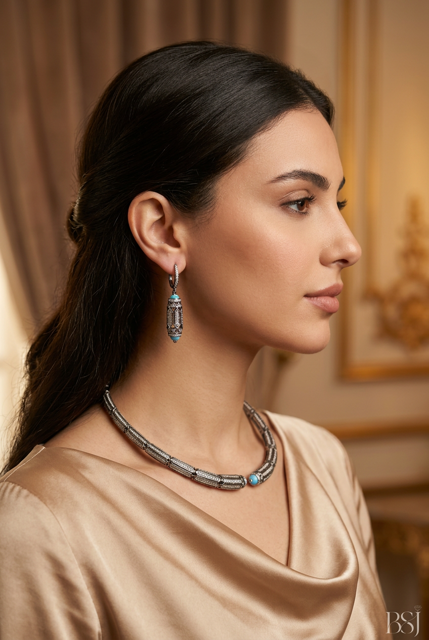 طقم شهد الفاخر - Shahd Luxury Set فضة 925