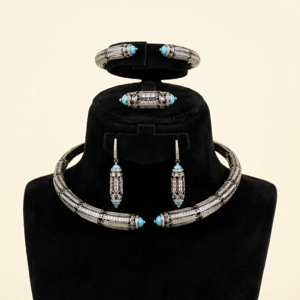 طقم شهد الفاخر - Shahd Luxury Set فضة 925