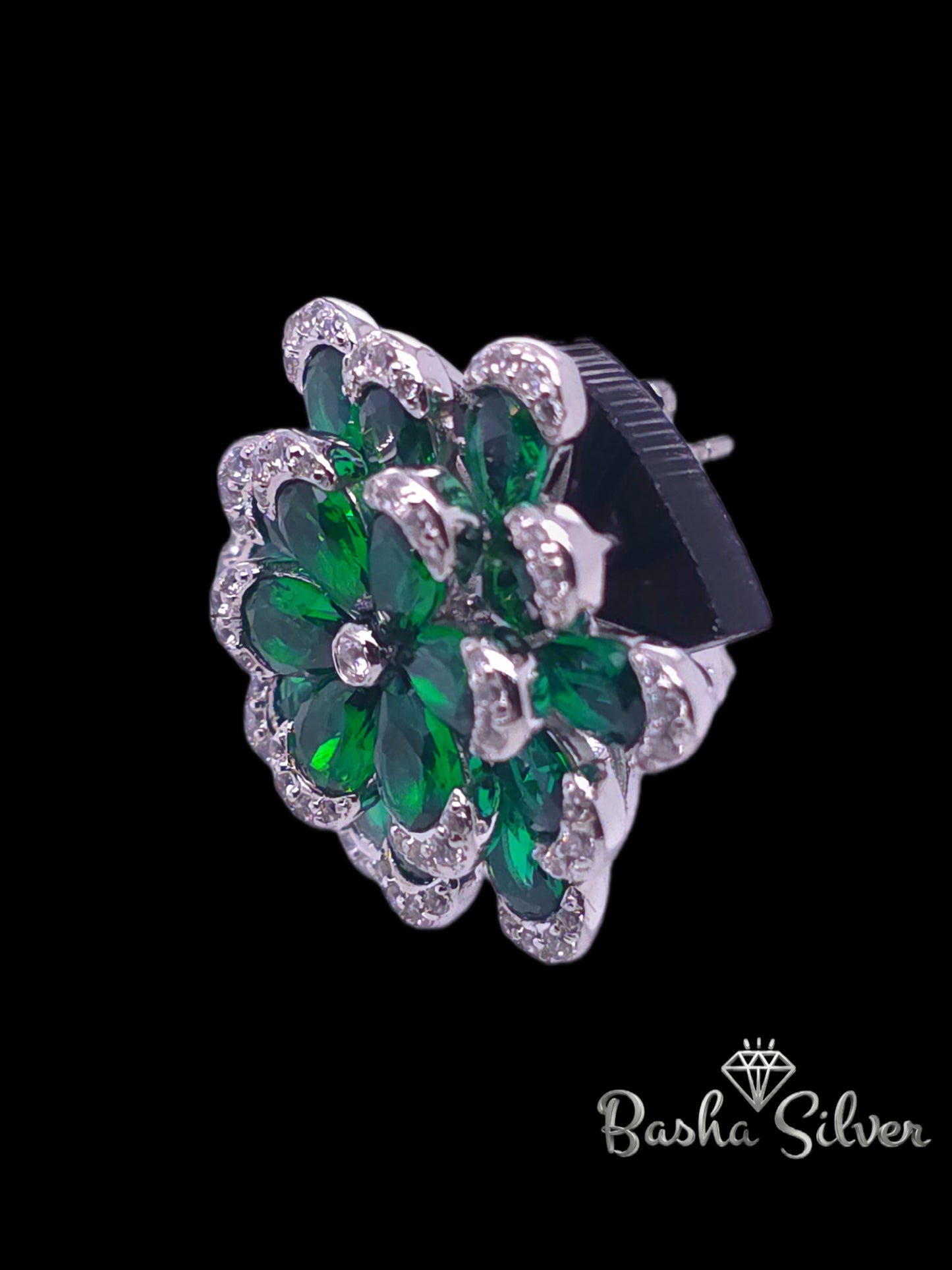 Abiaa Green Earrings
