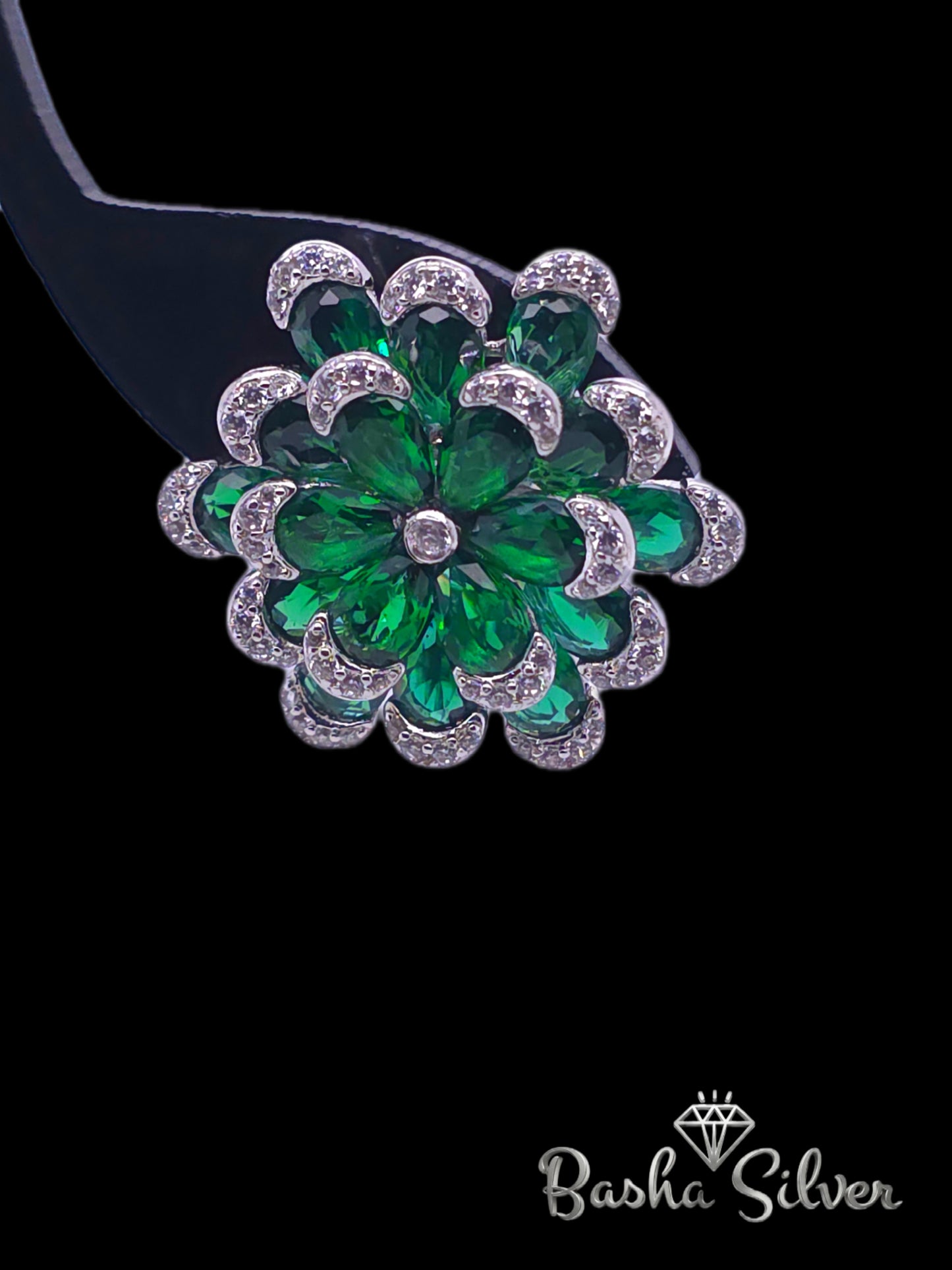 Abiaa Green Earrings
