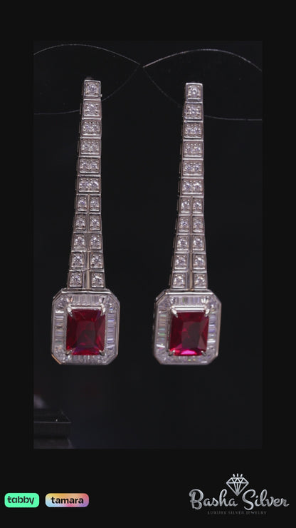 Red Lights Earrings