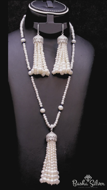 Tasel Pearl Set