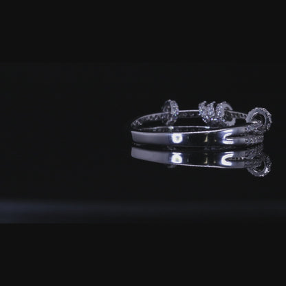 Sadeem Silver Double Wrap Ring | خاتم سديم فضي