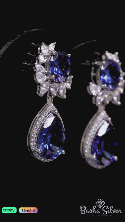 Sina Blue Earrings