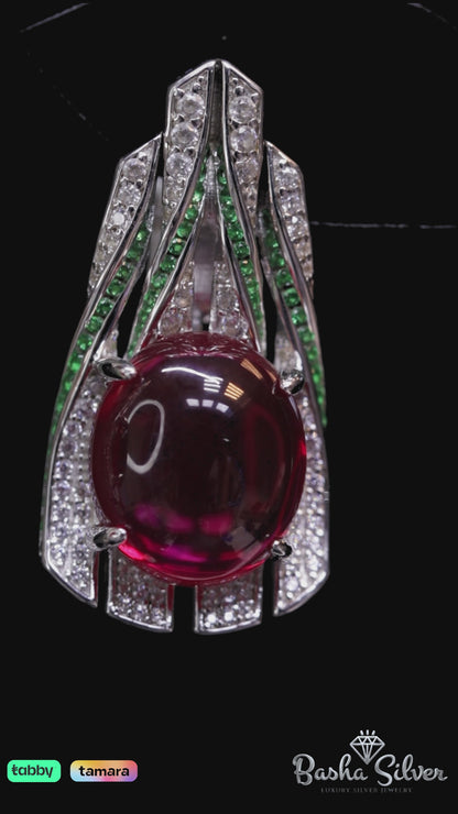 Luxury Red Earrings