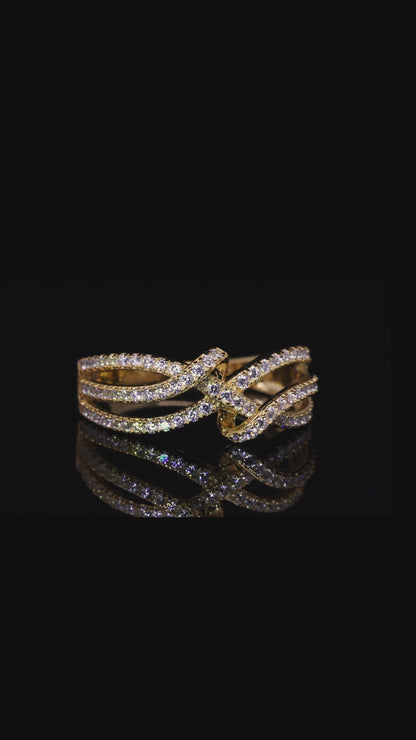 Miran Gold Infinity Ring
