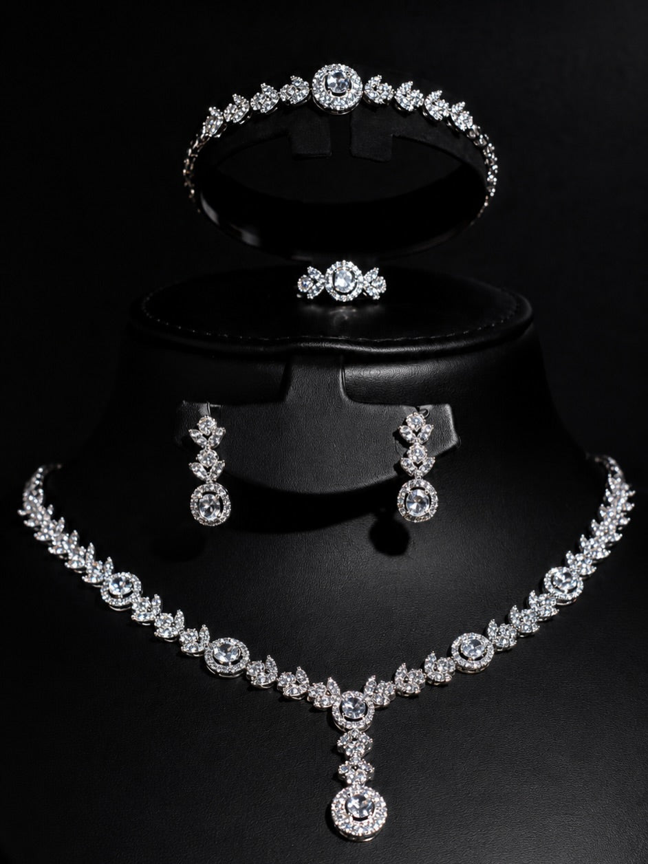 Halo Jewelry Set