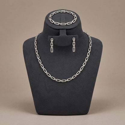 طقم السلسلة - Chain Set فضة 925 - صورة 2