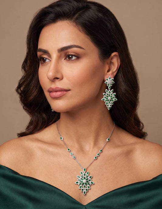 Emerald Bloom Set