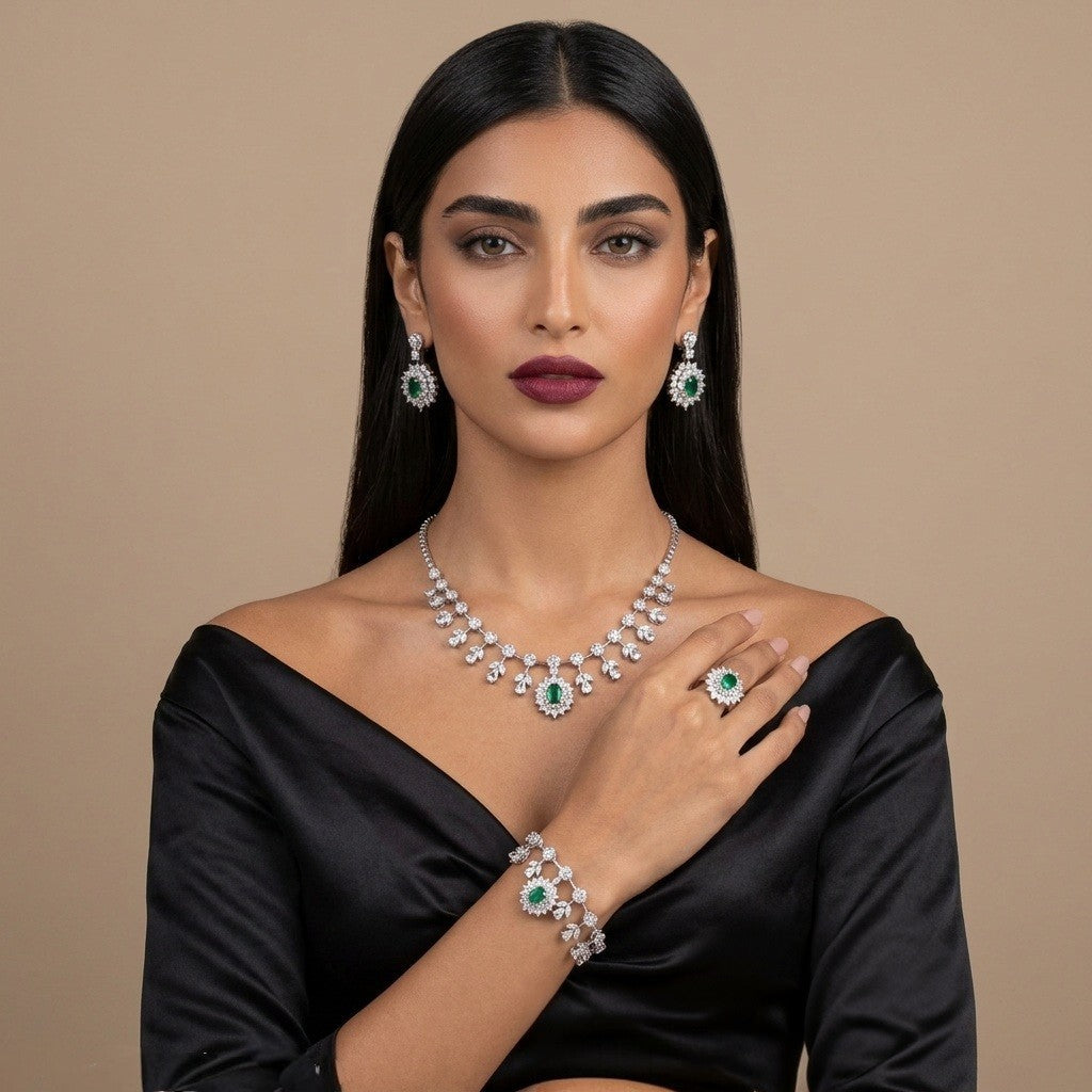 طقم عبية - Abiaa Set فضة 925 - صورة 4