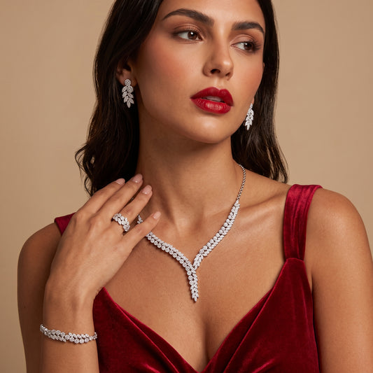Halo Jewelry Set