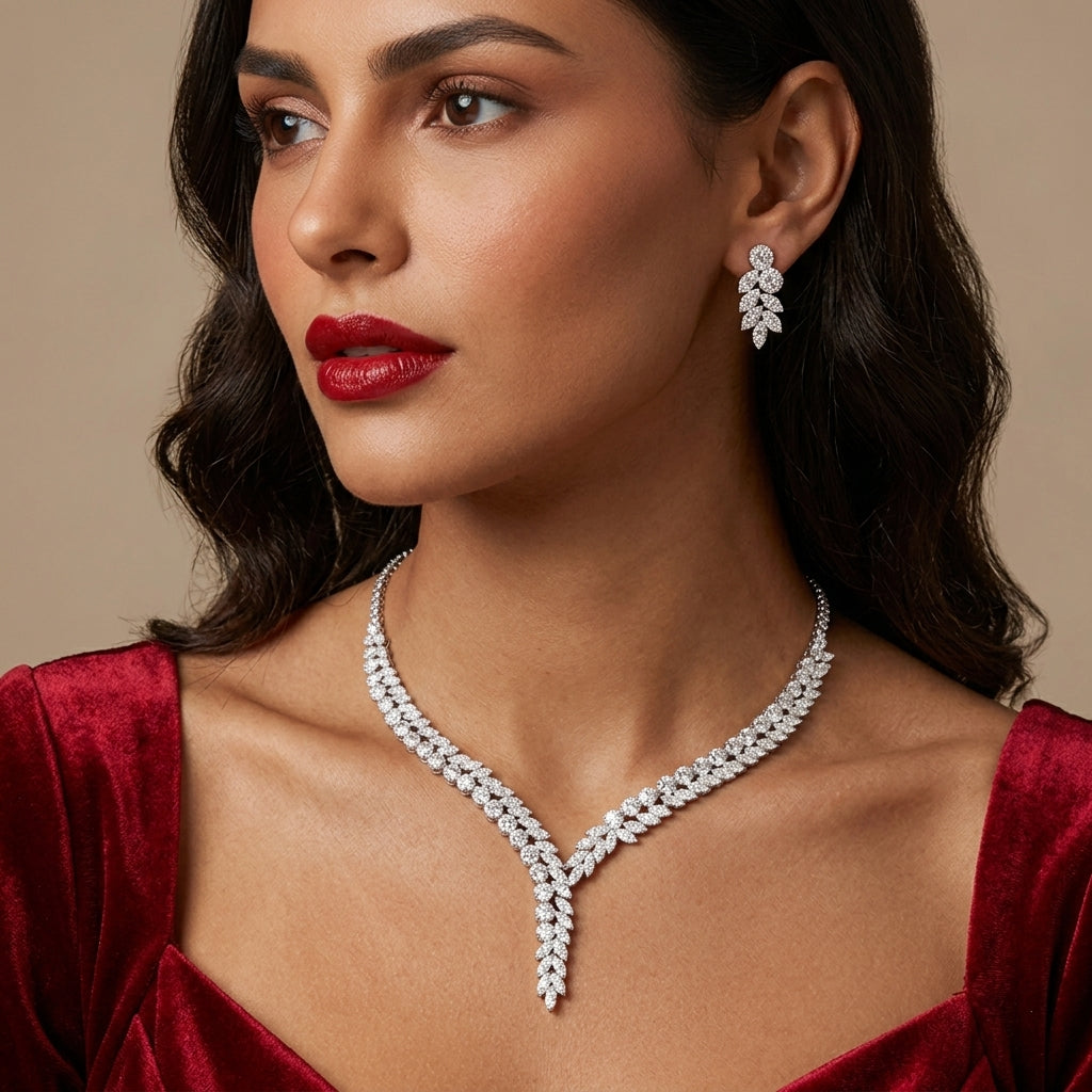 طقم الهالة - Halo Set فضة 925 - صورة 2